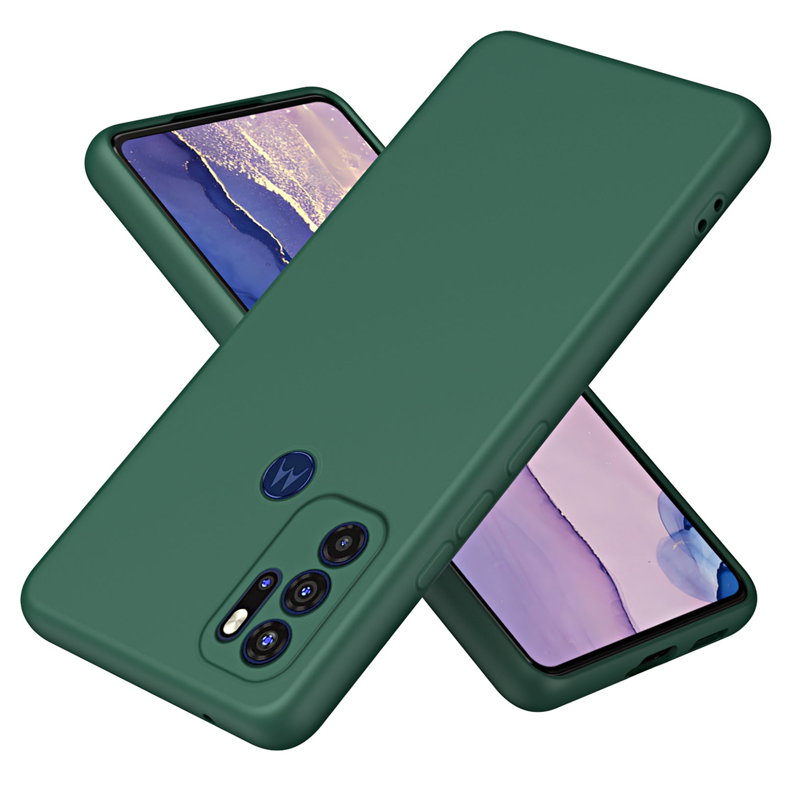 Til Motorola Moto G60S Anti-drop Anti-ridse etui 2,2 mm tykkelse Fiberforing Gummibelagt TPU telefonbeskyttelsescover Til Motorola Moto G60S Anti-drop Anti-ridse etui 2,2 mm tykkelse Fiberforing Gummibelagt TPU telefonbeskyttelsescover